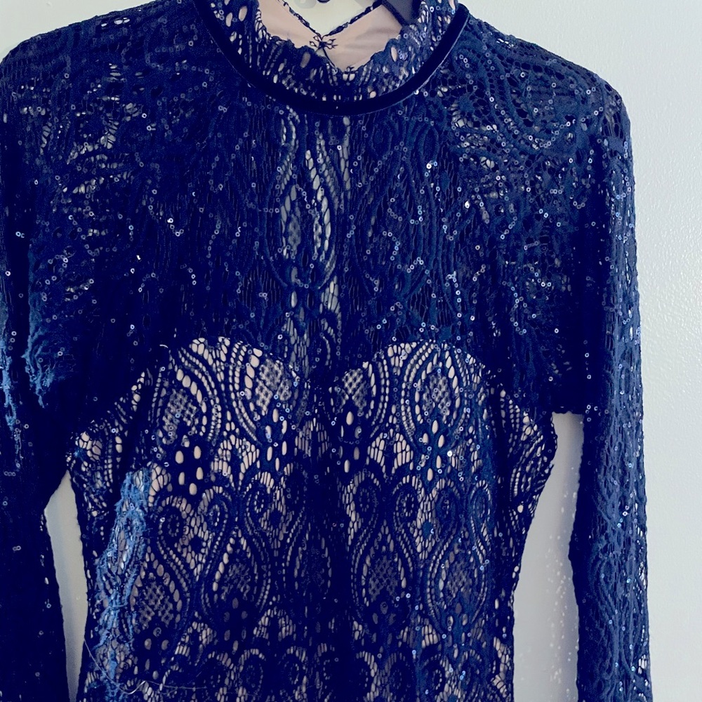 Royal blue dress
